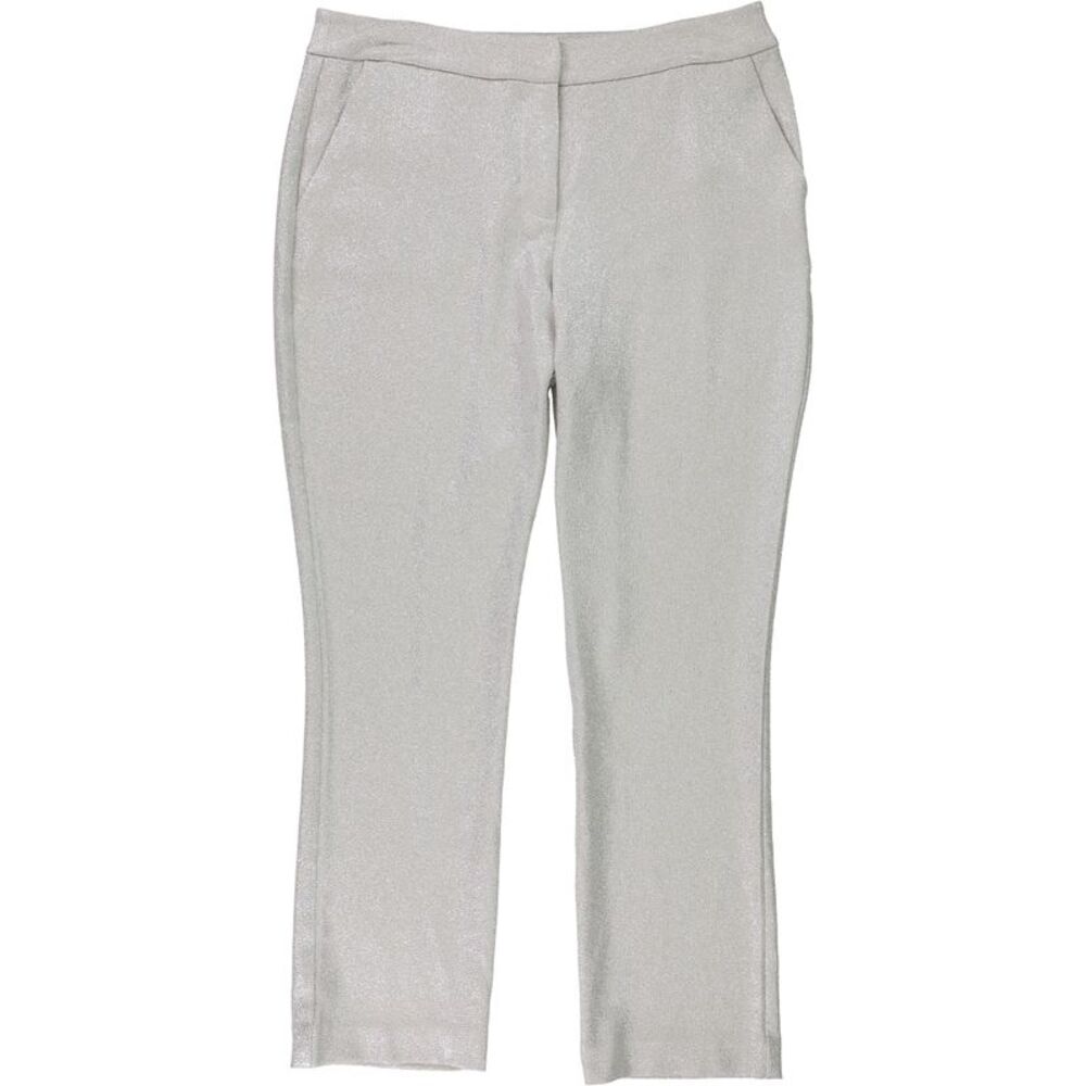 I.N.C Womens Foil Crepe Tapered Cropped Capri Casual Pants, NWT